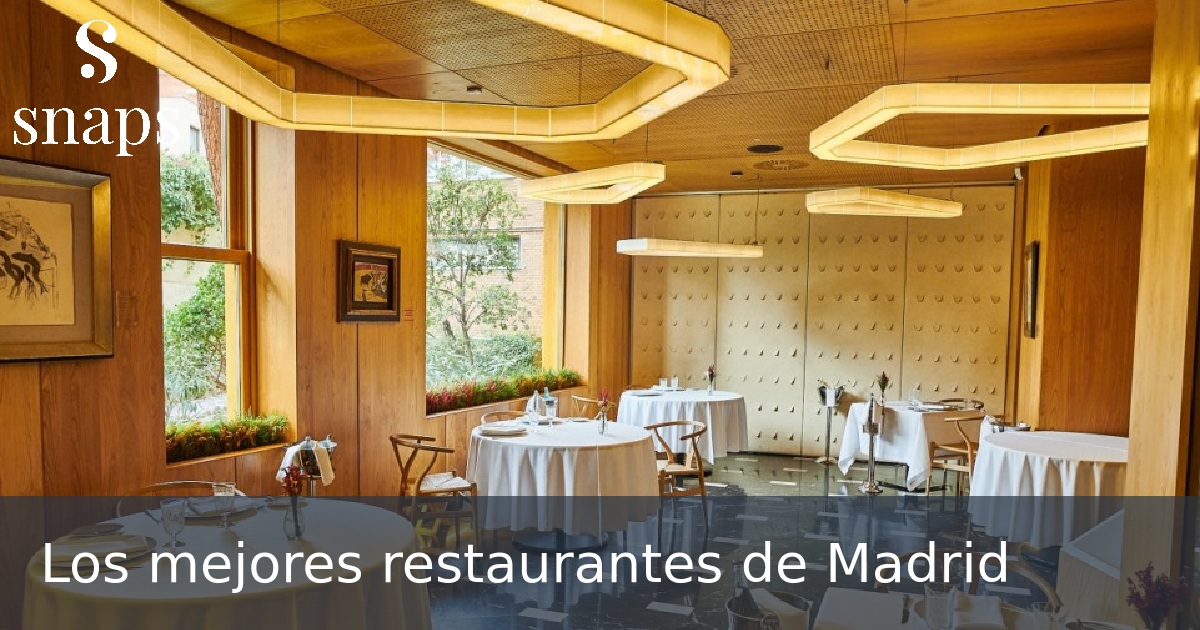 Los mejores restaurantes de Madrid