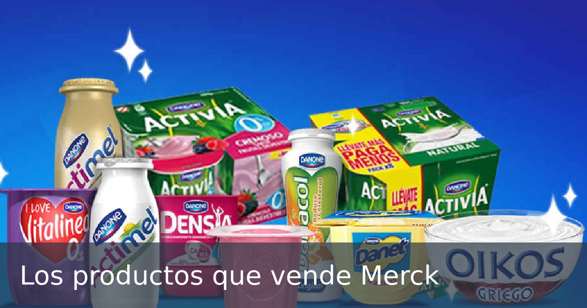 Los productos que vende Merck