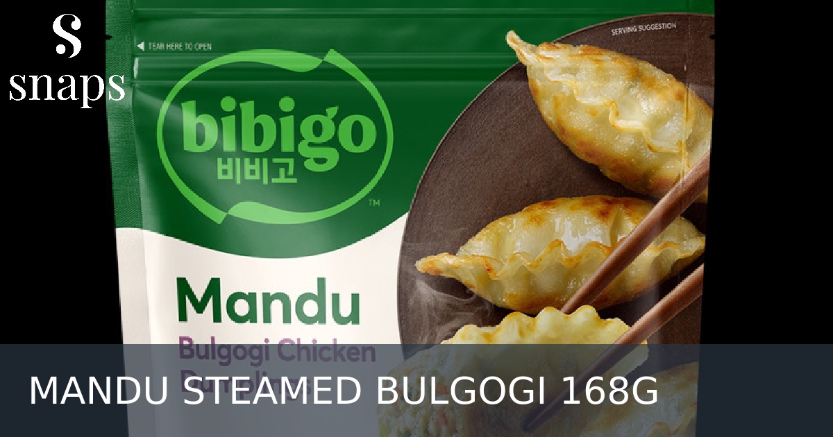 MANDU STEAMED BULGOGI 168G