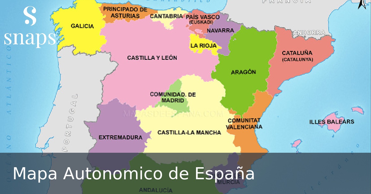 Mapa Autonomico de España