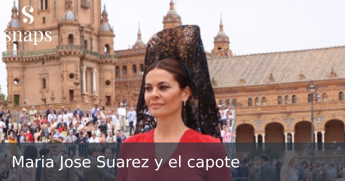 Maria Jose Suarez y el capote