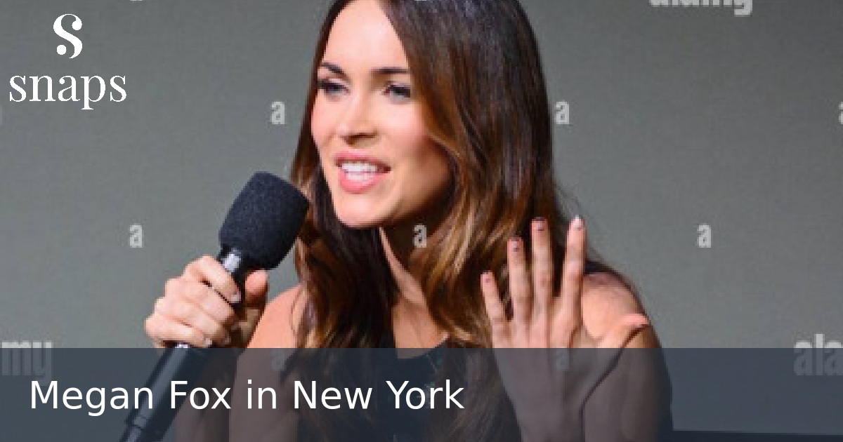 Megan Fox in New York