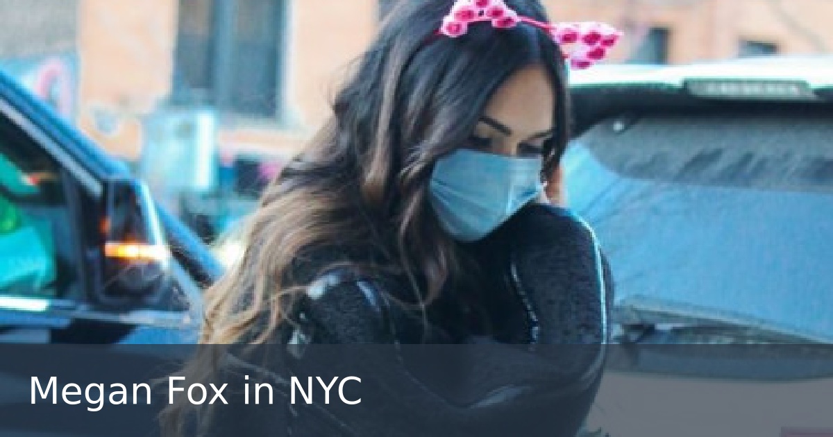 Megan Fox in NYC