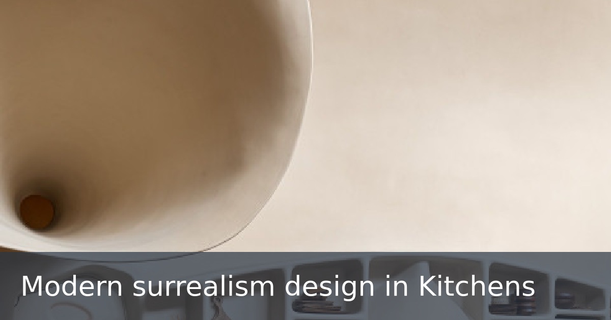 Modern surrealism design in Kitchens