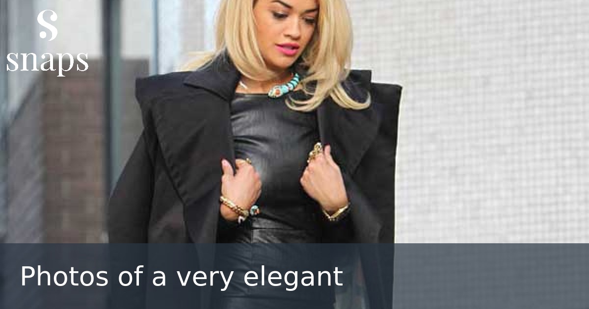Photos of a very elegant