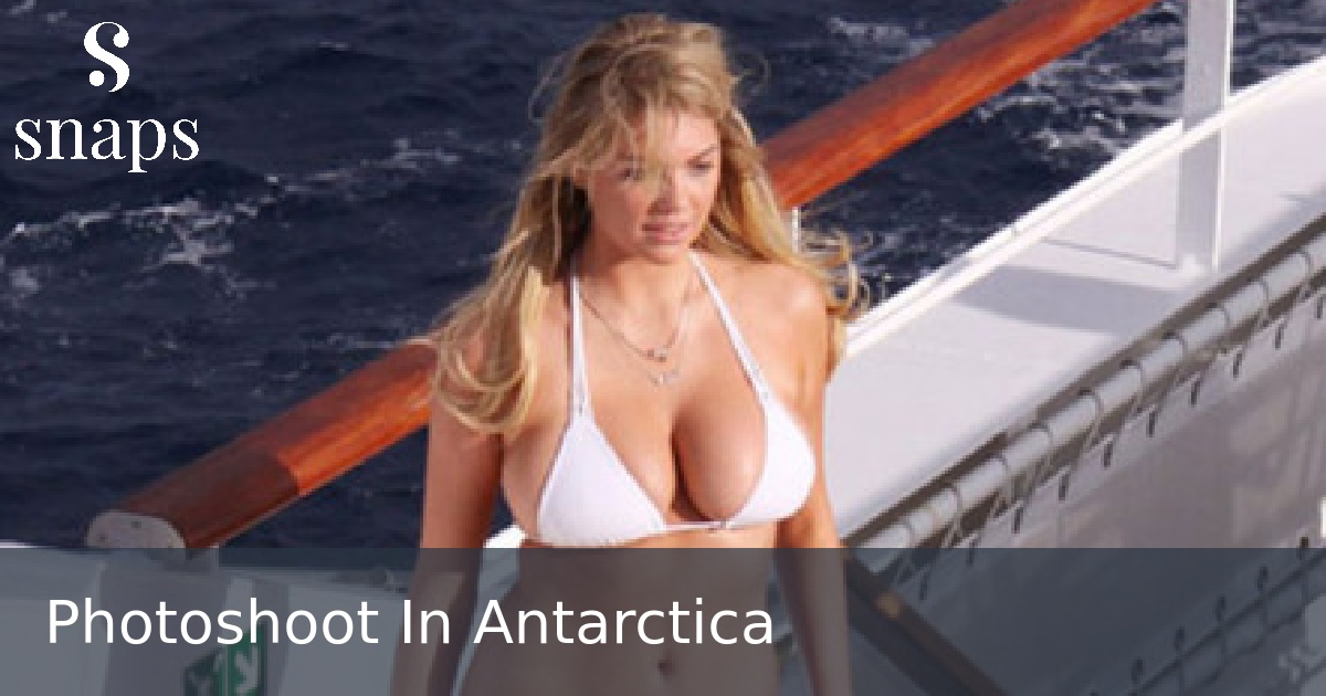 Photoshoot In Antarctica