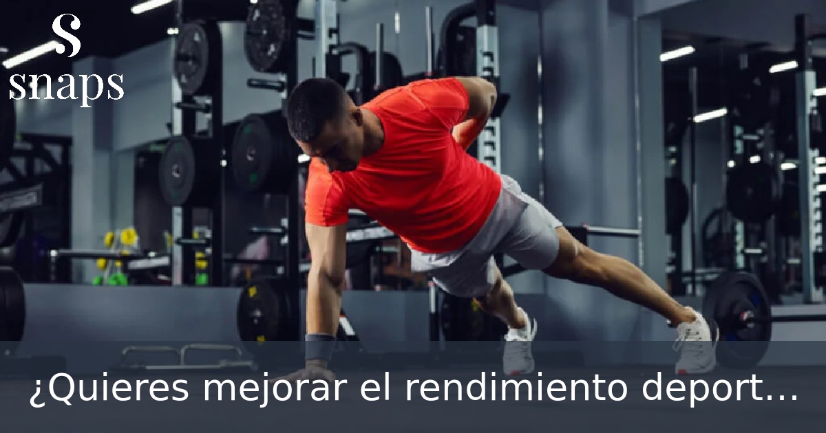¿Quieres mejorar el rendimiento deportivo? Sigue estos consejos