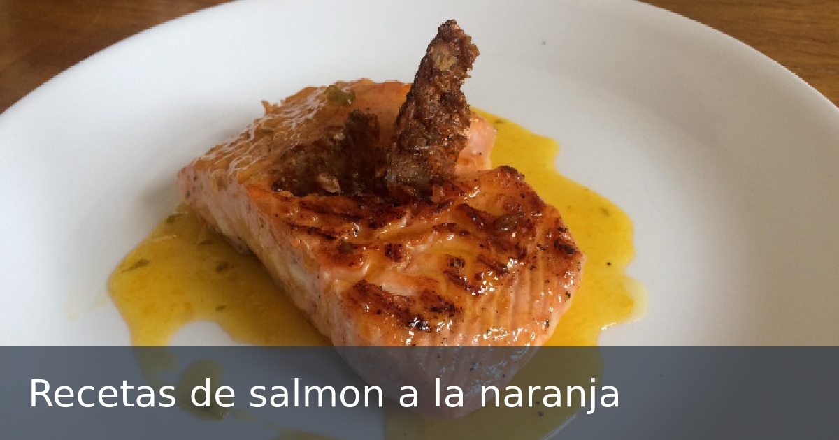 Recetas de salmon a la naranja