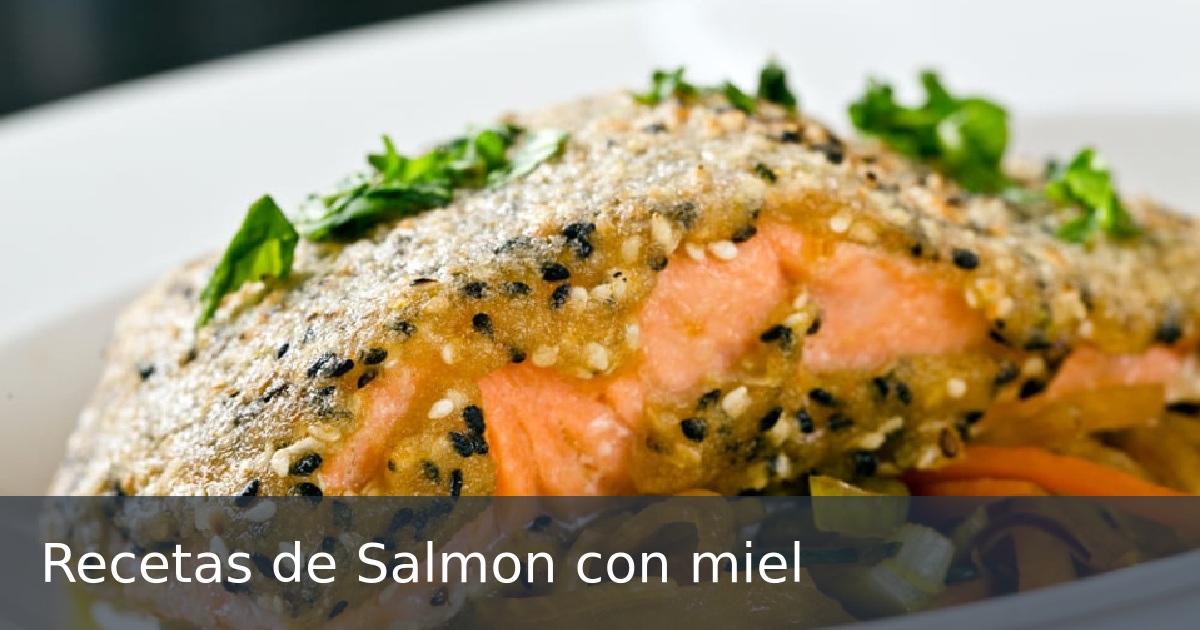 Recetas de Salmon con miel