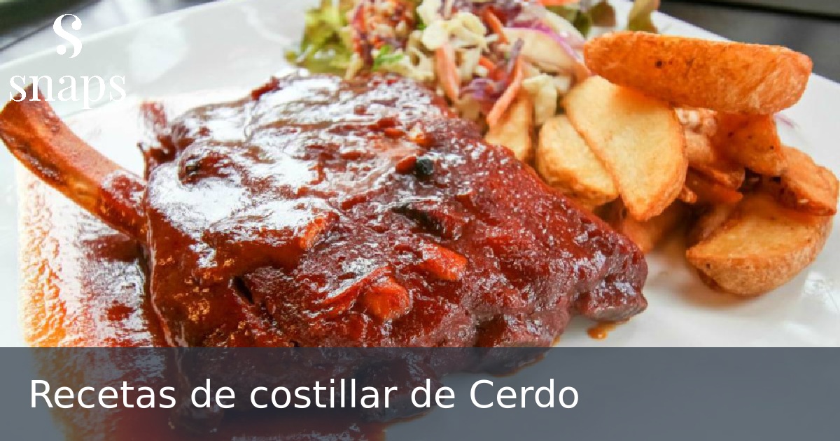 Recetas de costillar de Cerdo
