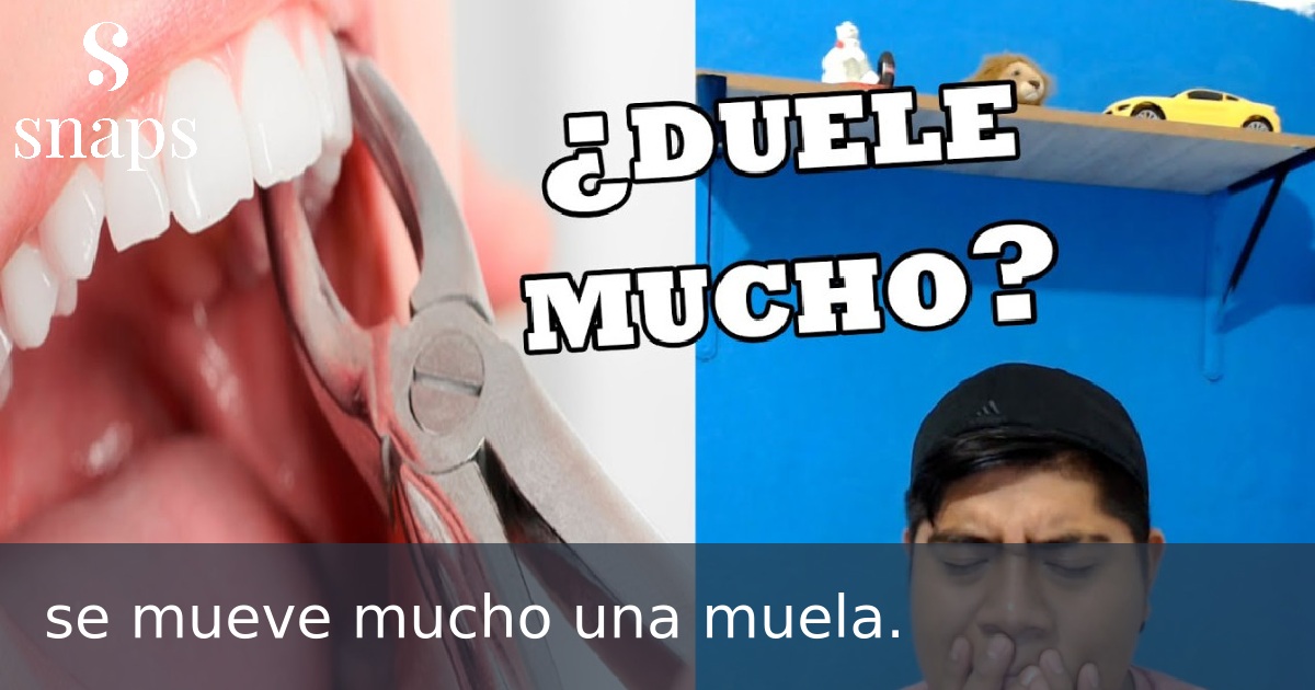 se mueve mucho una muela.