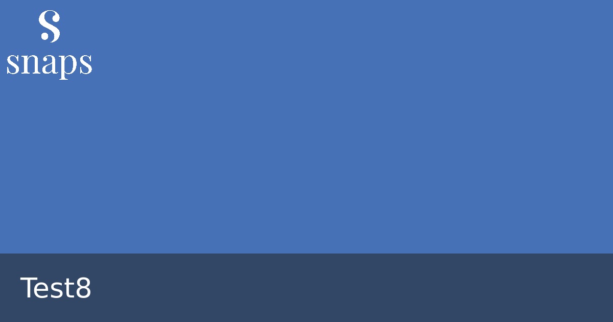 Test8