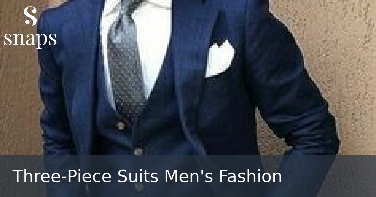 Three-Piece Suits Men's Fashion