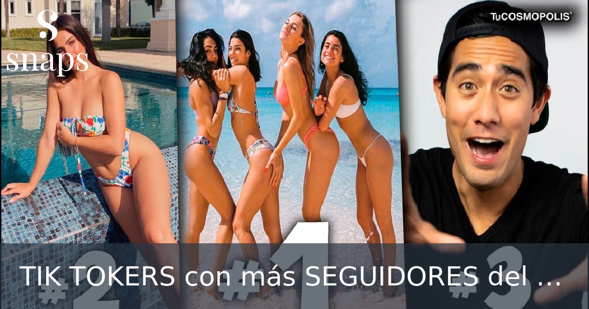 TIK TOKERS con más SEGUIDORES del Mundo en 2025