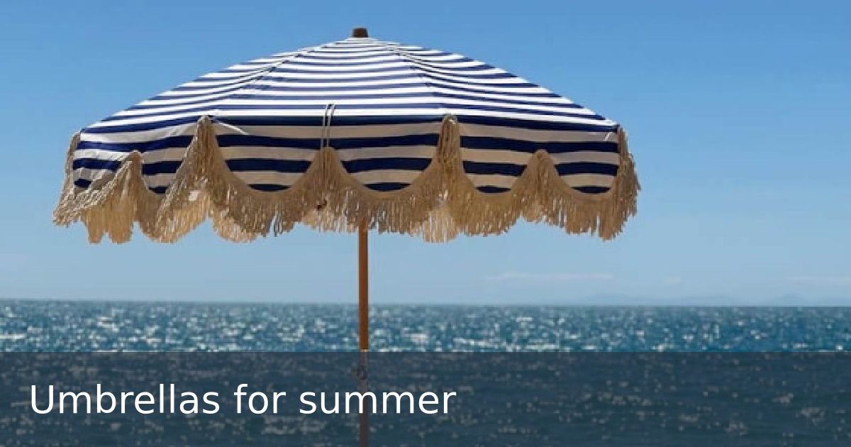 Umbrellas for summer