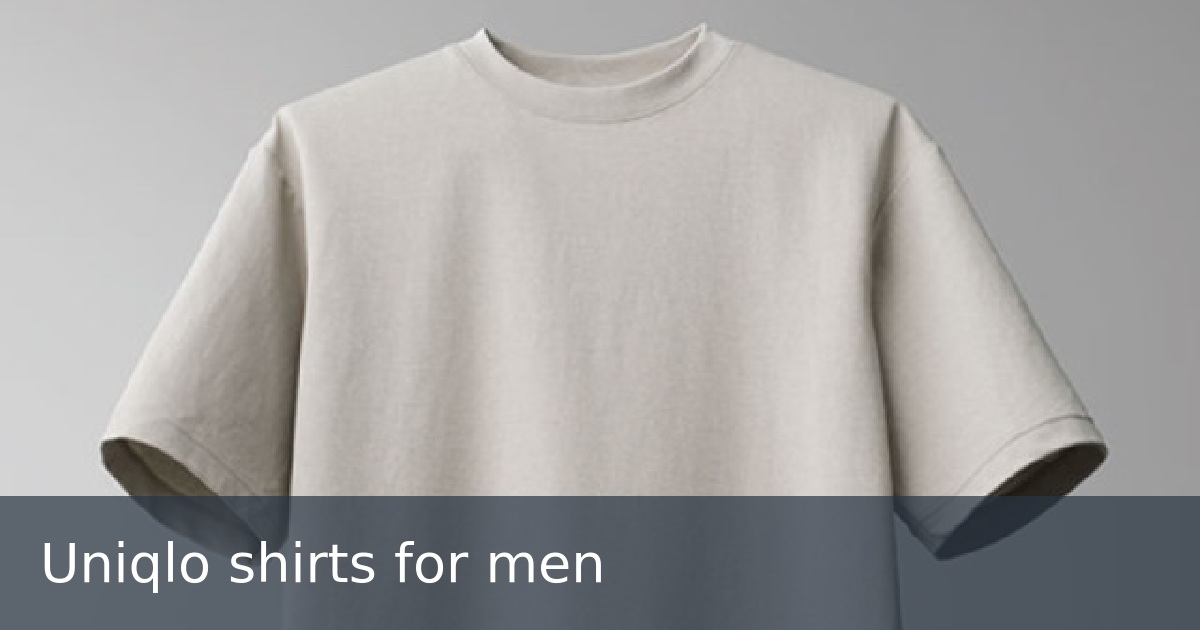 Uniqlo shirts for men