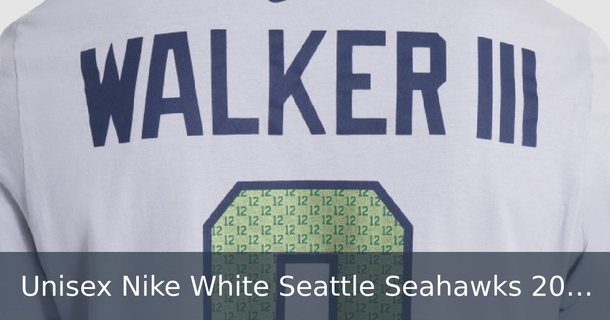 Unisex Nike White Seattle Seahawks 2025 Rivalries Collection ...