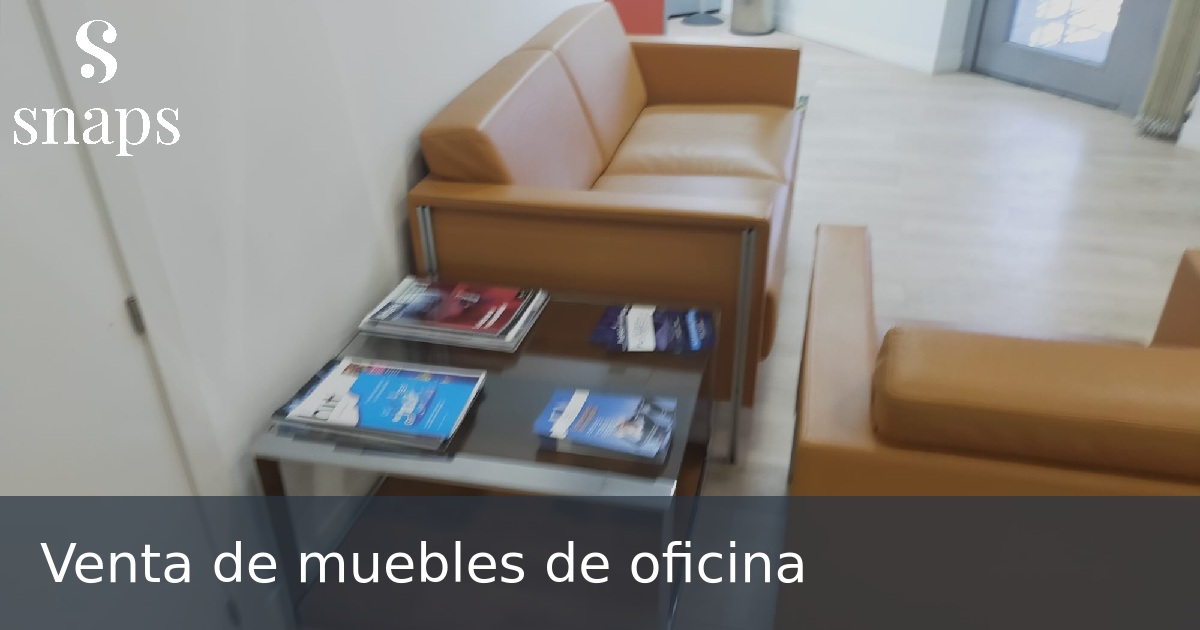 Venta de muebles de oficina