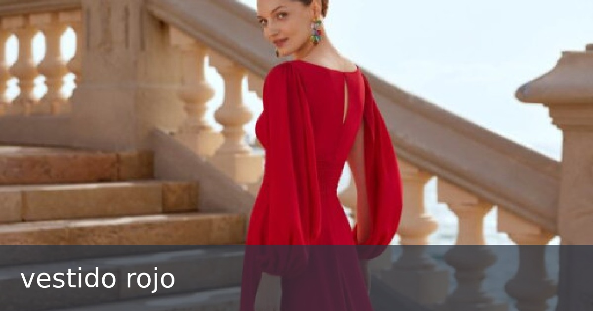 vestido rojo