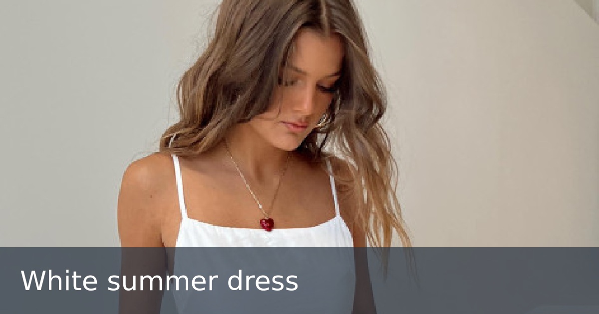 White summer dress