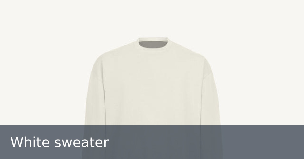 White sweater
