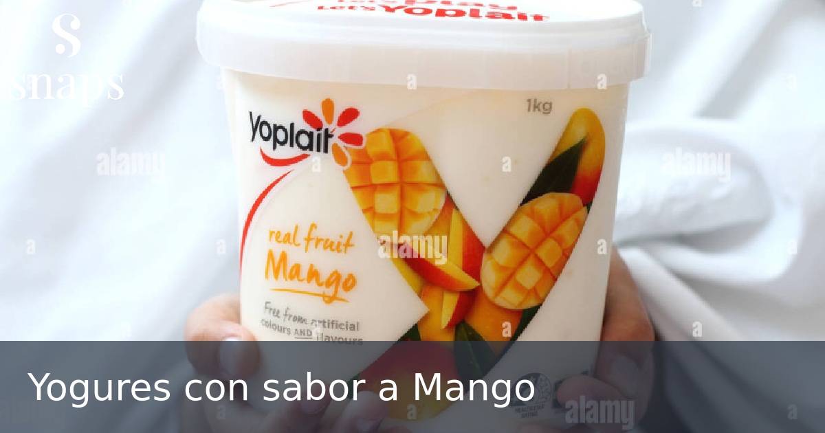 Yogures con sabor a Mango