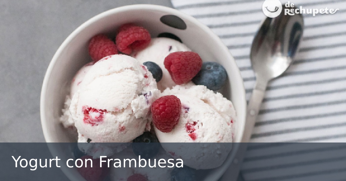 Yogurt con Frambuesa