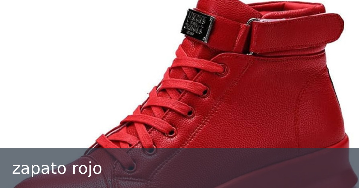 zapato rojo