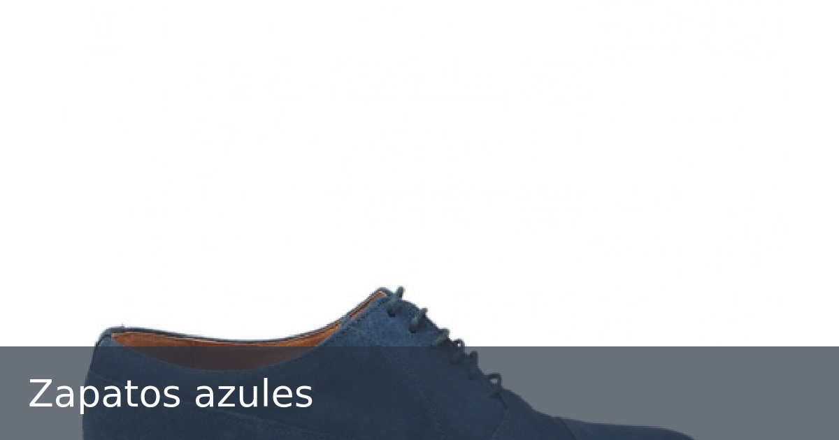 Zapatos azules