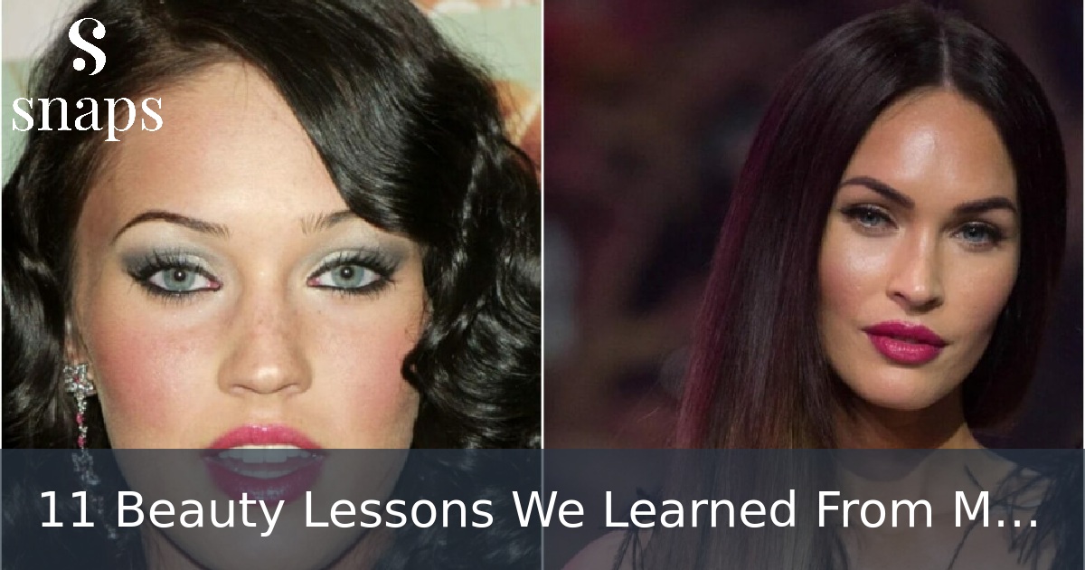11 Beauty Lessons We Learned From Megan Fox