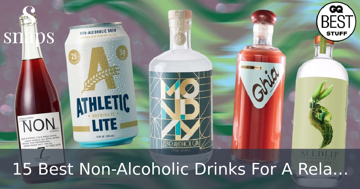 15 Best Non-Alcoholic Drinks For A Relaxing Alternative