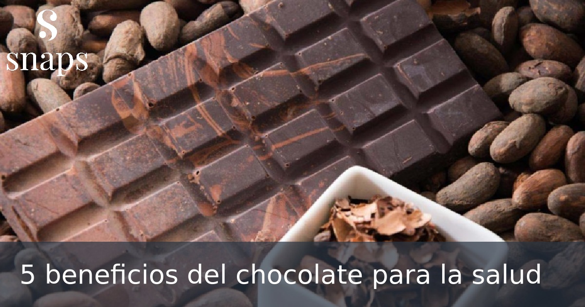 5 beneficios del chocolate para la salud