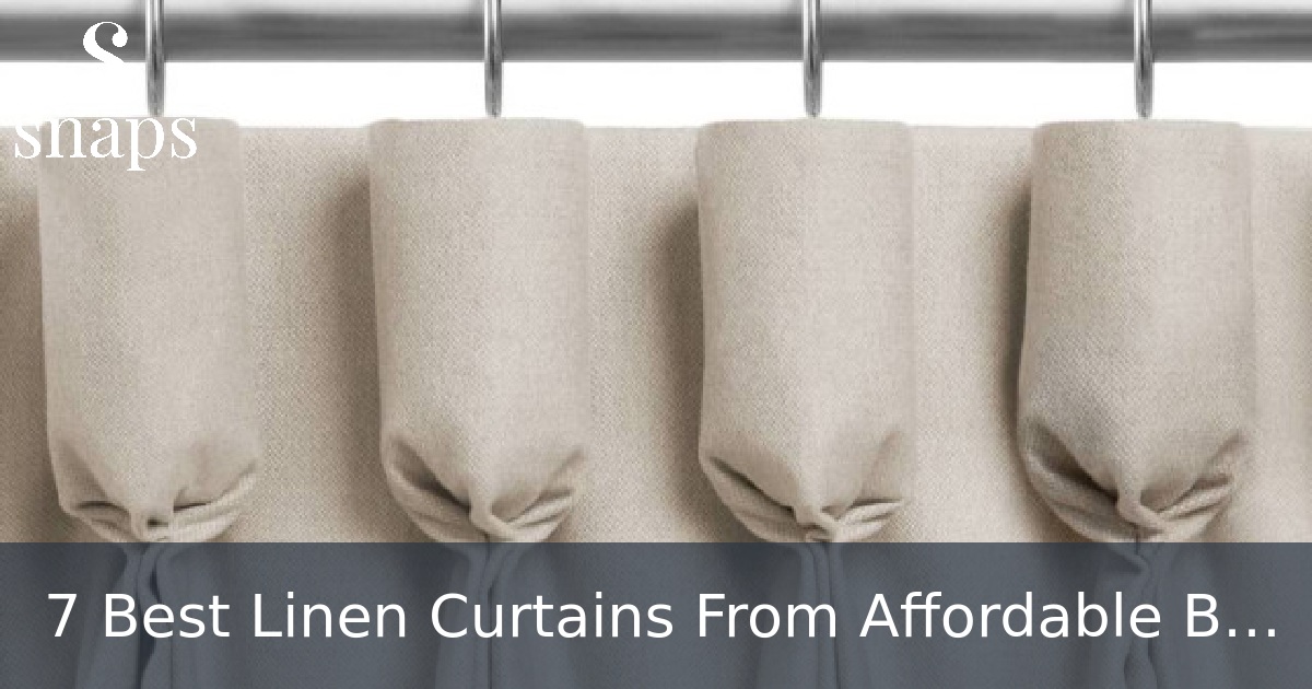 7 Best Linen Curtains From Affordable Brands (2024)