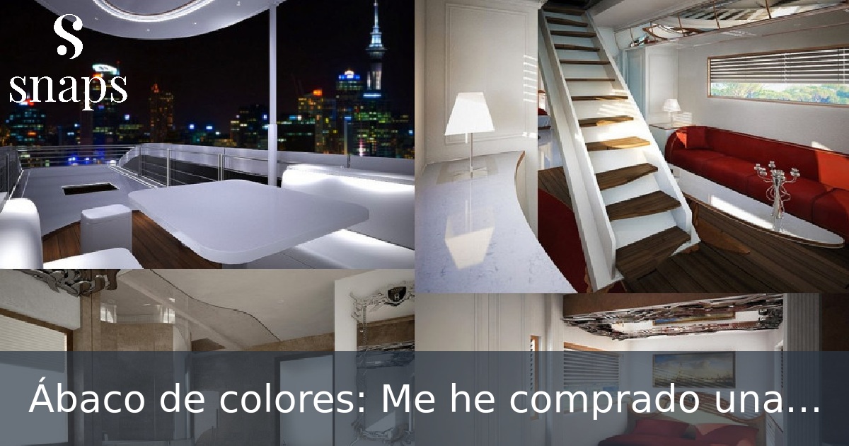 Ábaco de colores: Me he comprado una autocaravana