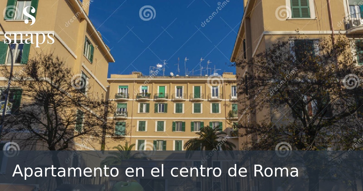 Apartamento en el centro de Roma