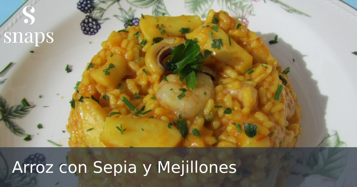 Arroz con Sepia y Mejillones