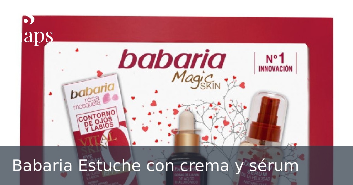 Babaria Estuche con crema y sérum
