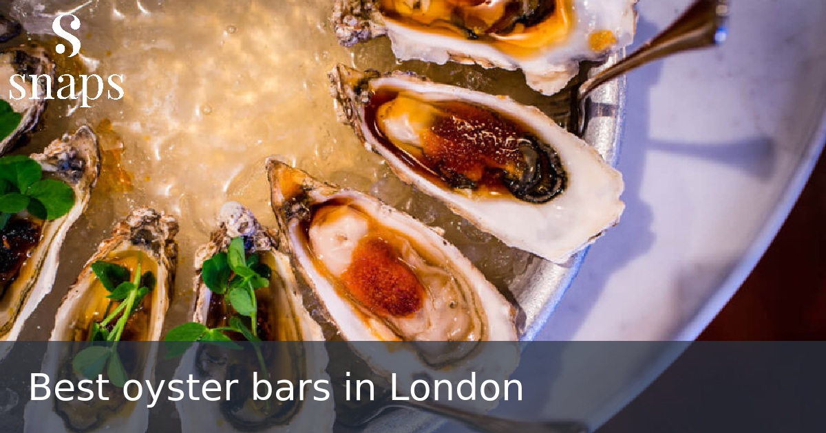 Best oyster bars in London