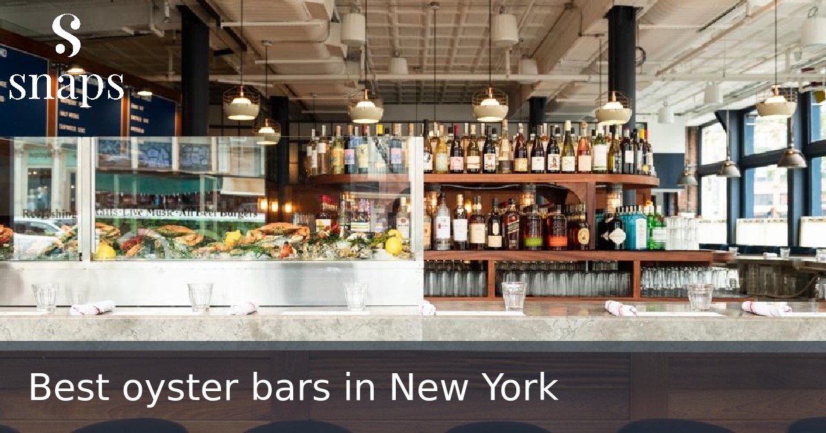 Best oyster bars in New York