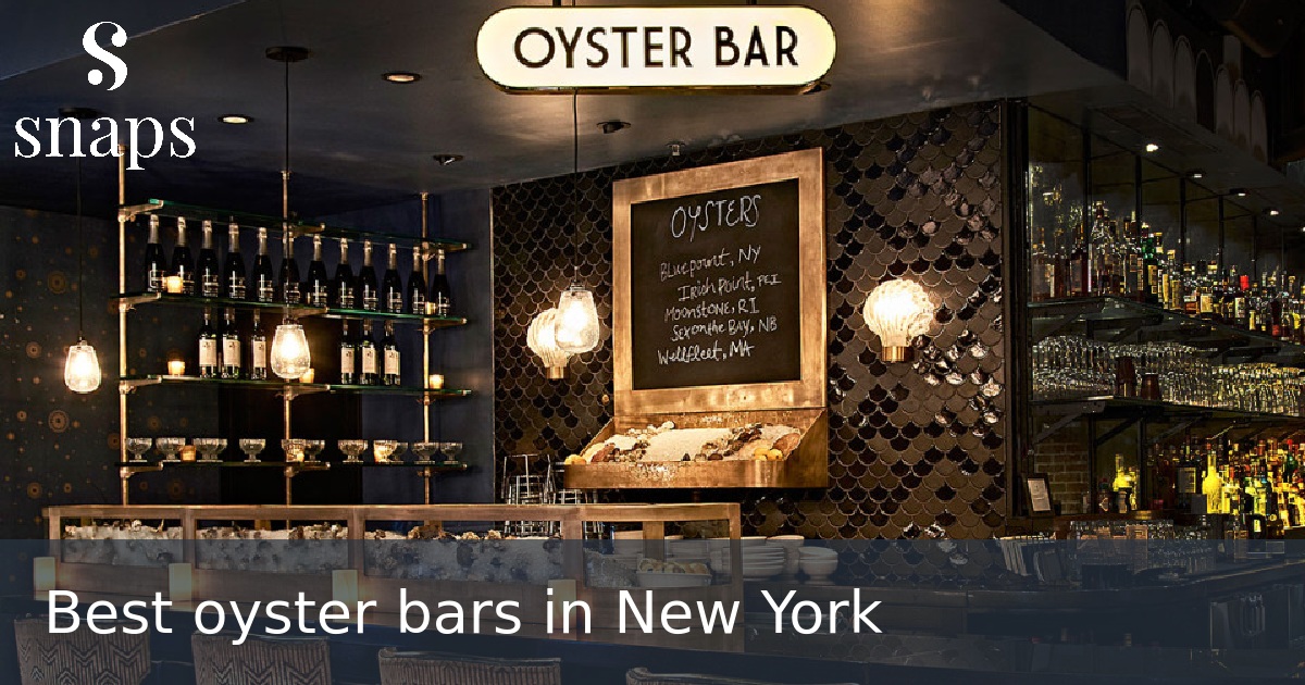 Best oyster bars in New York