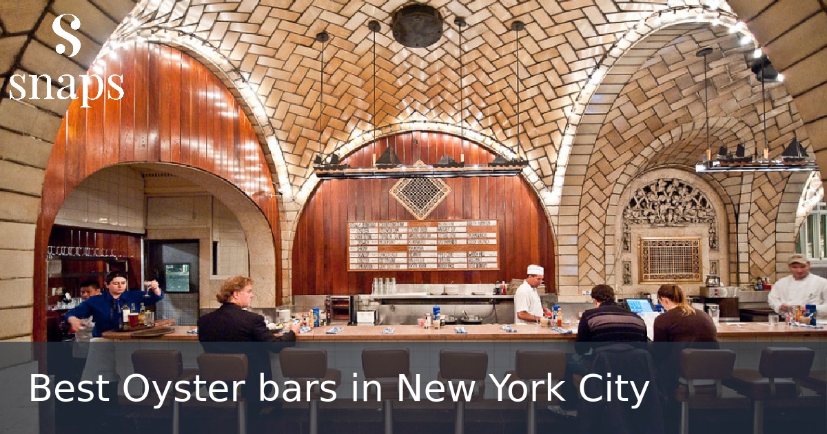 Best Oyster bars in New York City