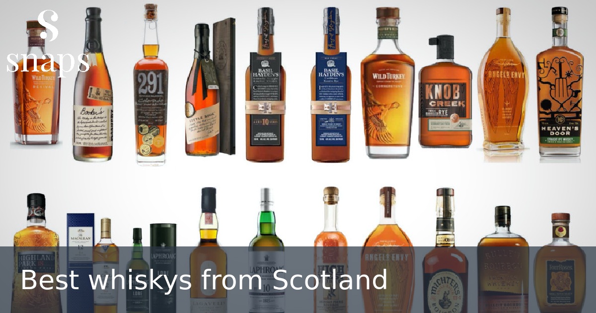 Best whiskys from Scotland