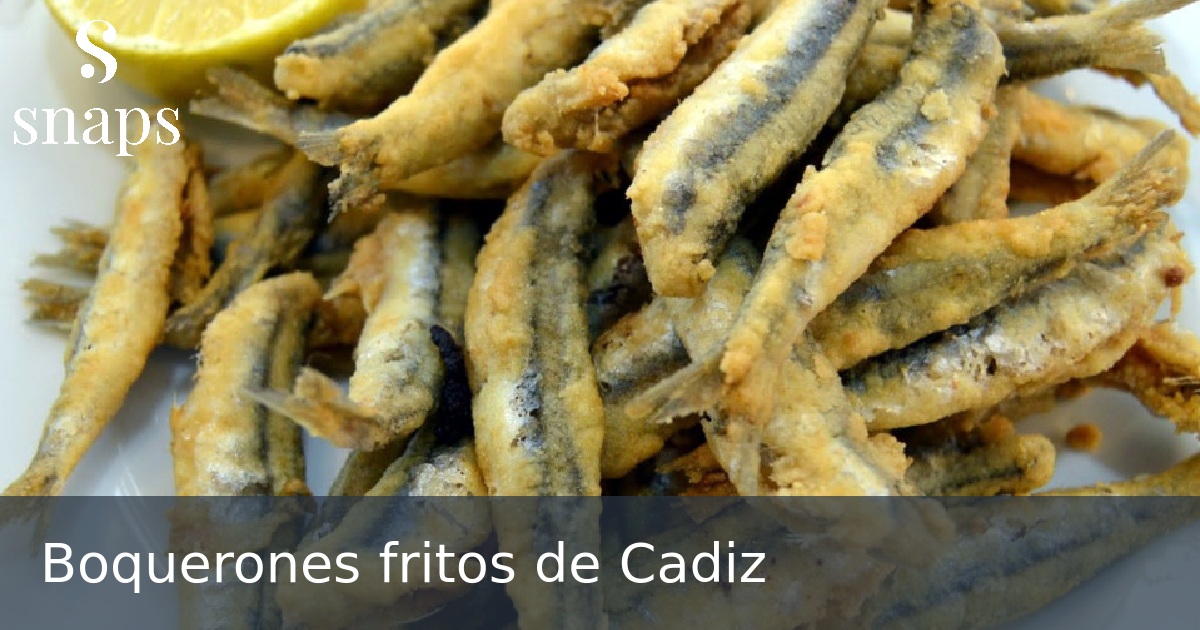 Boquerones fritos de Cadiz