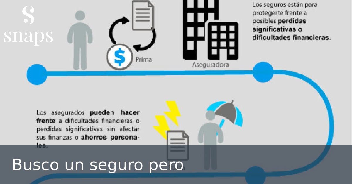 Busco un seguro pero