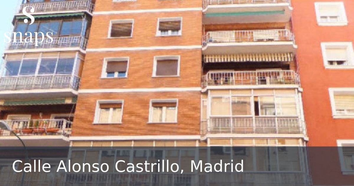 Calle Alonso Castrillo, Madrid