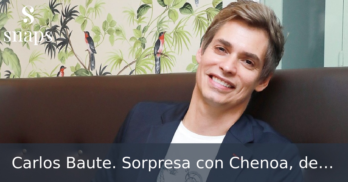 Carlos Baute. Sorpresa con Chenoa, declaración de amor a su mujer y streaptase.