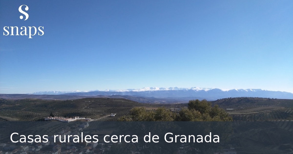 Casas rurales cerca de Granada