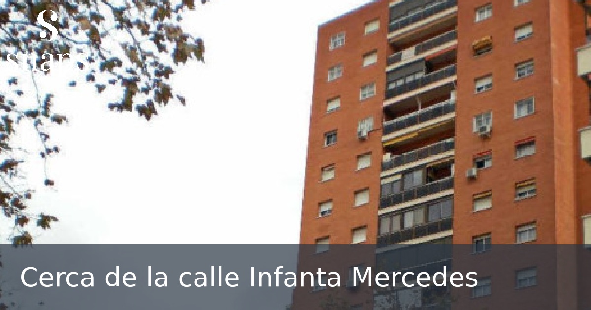 Cerca de la calle Infanta Mercedes