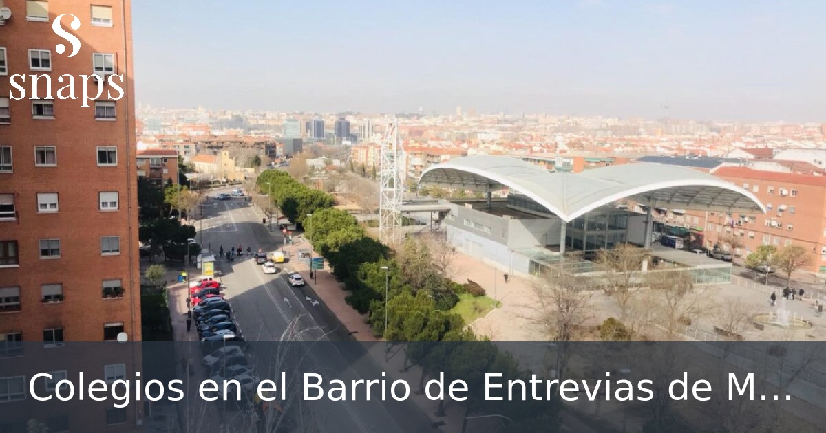 Colegios en el Barrio de Entrevias de Madrid