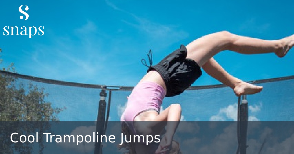Cool Trampoline Jumps